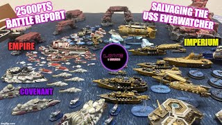 Salvaging the USS Everwatcher - Dystopian Wars Battle Report