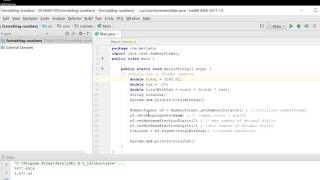Java: formatting numbers with NumberFormat