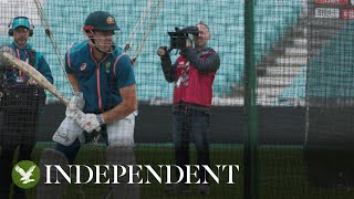 Australian cricket team train at the Oval ahead of Ashes