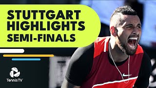 Murray Plays Kyrgios; Berrettini Faces Otte | Stuttgart 2022 Semi-Finals Highlights