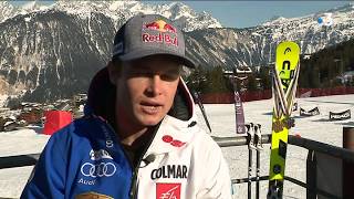 Le skieur tricolore, Alexis Pinturault,  de retour à Courchevel