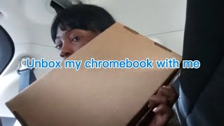 UNBOX MY CHROMEBOOK WITH ME|Michelle Evelyn