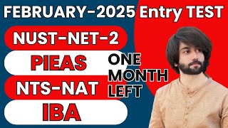 Entry Test Preparation 2025 I NUST NET 2 I UET ECAT I PIEAS I IBA I How to Prepare NUST NET 2 I ECAT