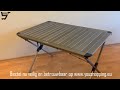 draagbaar campingtafel groot xxl inclusief tas