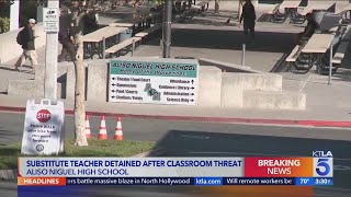 Aliso Niguel school locked down after substitute teacher makes threat