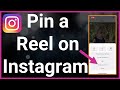 How To Pin A Reel On Instagram