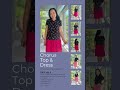 Every tester version of the new chorus top and dress sewing pattern. ⏸️▶️ ⏩⏮️ to see the details!