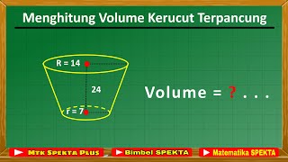 Menghitung Volume Kerucut Terpancung