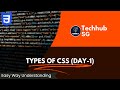Types of CSS: Inline, Internal, and External CSS Explained | CSS Tutorial for Beginners -Day 1