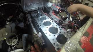 ISX Engine re build PT33 New Liner check and Install by Rawze