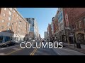 Columbus Ohio City Drive 4K - Downtown Driving Tour