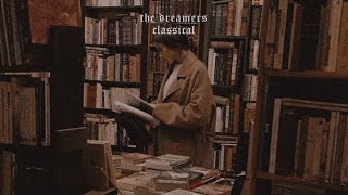reading unknown books in an abandoned library (classical music) | dark academia |