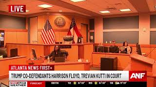WATCH LIVE: Trump co-defendants Harrison Floyd, Trevian Kutti in court