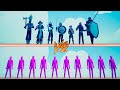 RANDOM WEAPON TEAM vs ICE TEAM - Totally Accurate Battle Simulator | TABS