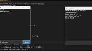 Chat-app using Java Swing|Real time chatting(source code)