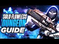 SOLO FLAWLESS Grasp Of Avarice Dungeon FULL HUNTER GUIDE