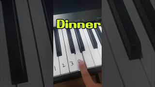 Fun 1 2 3 rhyme #piano