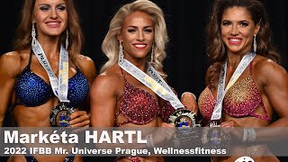 Markéta HARTL, Wellnessfitness - 2022 IFBB Mr. Universe Prague