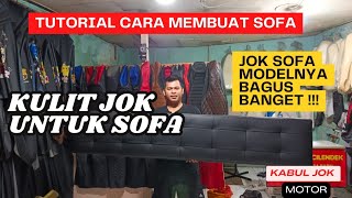 Tutorial cara membuat dan pergantian sarung jok untuk sofa #jokmotor #sofa #mbtech