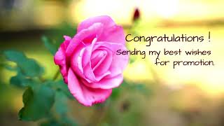 Congratulations on your Promotion | Congratulations Messages for Promotion | Job Promotion wishes