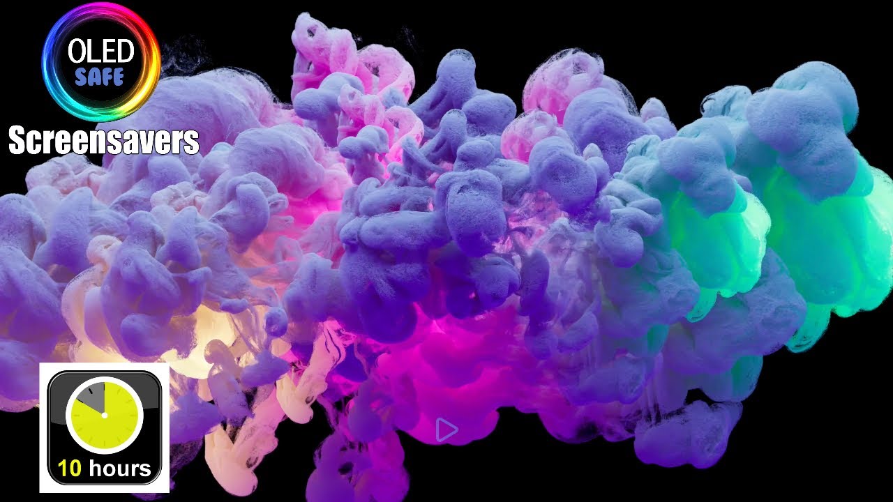 Multicolored Explosions 10 Hours 4k Oled Safe Youtube