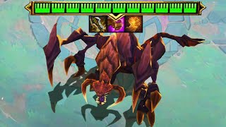 16000 HP Cho'Gath without ANY health items! | Full Crit 3 Star | TFT Set 6