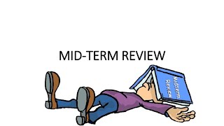 Wu 6501 Midtermreview Part 1