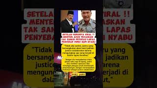 Setelah Videonya viral, Menteri Agus Tegaskan tak ada sangsi untuk petugas lapas #prabowo #news #tni