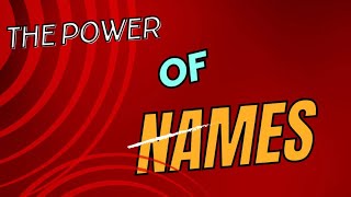 THE POWER OF NAMES//APOSTLE JOSHUA SELMAN