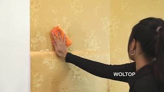 Wolpin Wall Stickers Wallpaper Installation Instructions (DIY)