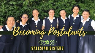 BECOMING POSTULANTS - Salesian Sisters West Vocations