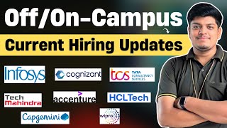 TCS, Infosys, Cognizant, Accenture, Capgemini, Wipro, HCLTech, TechM Hiring Updates | 2024, 2023-22