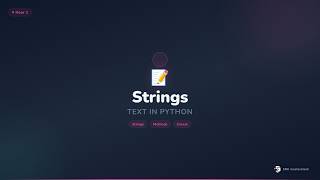 Video 05 — Strings