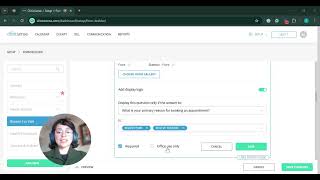 How to customize intake form templates in ClinicSense