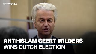 Geert Wilders’s anti-Islam, anti-EU and anti-immigrant agenda wins in Dutch general election