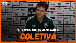 COLETIVA FERNANDO DINIZ | AO VIVO | Fluminense x Palmeiras - Brasileirão 2022