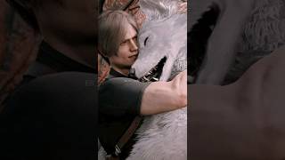 Leon LOVES Dogs! - RE4 (ORIGINAL VS REMAKE) #shorts #residentevil4