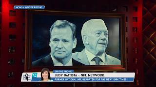 NFL Network's Judy Battista: Almost All Owners Back Goodell Over Jerry Jones | The Rich Eisen Show