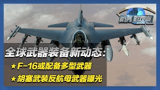 援乌F-16最新消息：或配备多型机载武器！揭秘胡塞武装反航母武器：反舰导弹 无人机 无人艇亮相！「防务新观察 Defense Review」20240603 | 军迷天下