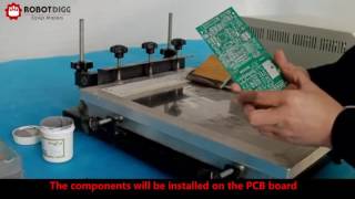 operation video T962A reflow oven, smdled reflow soldering machine, infrared reflow heater, desktop