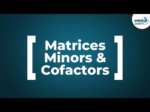 What are minors and cofactors?