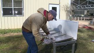 USDA NRCS Texas: Rainfall Simulator Table Setup & Clean up