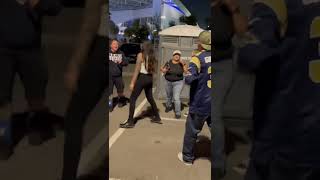 Drunk fans fighting after Rams game @ SoFi Stadium #rams #sofistadium #fight