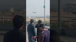 Pia plane landing in islamabad airport
