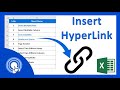 Insert Hyperlink in Excel Sheet || What is Hyper Link in Excel