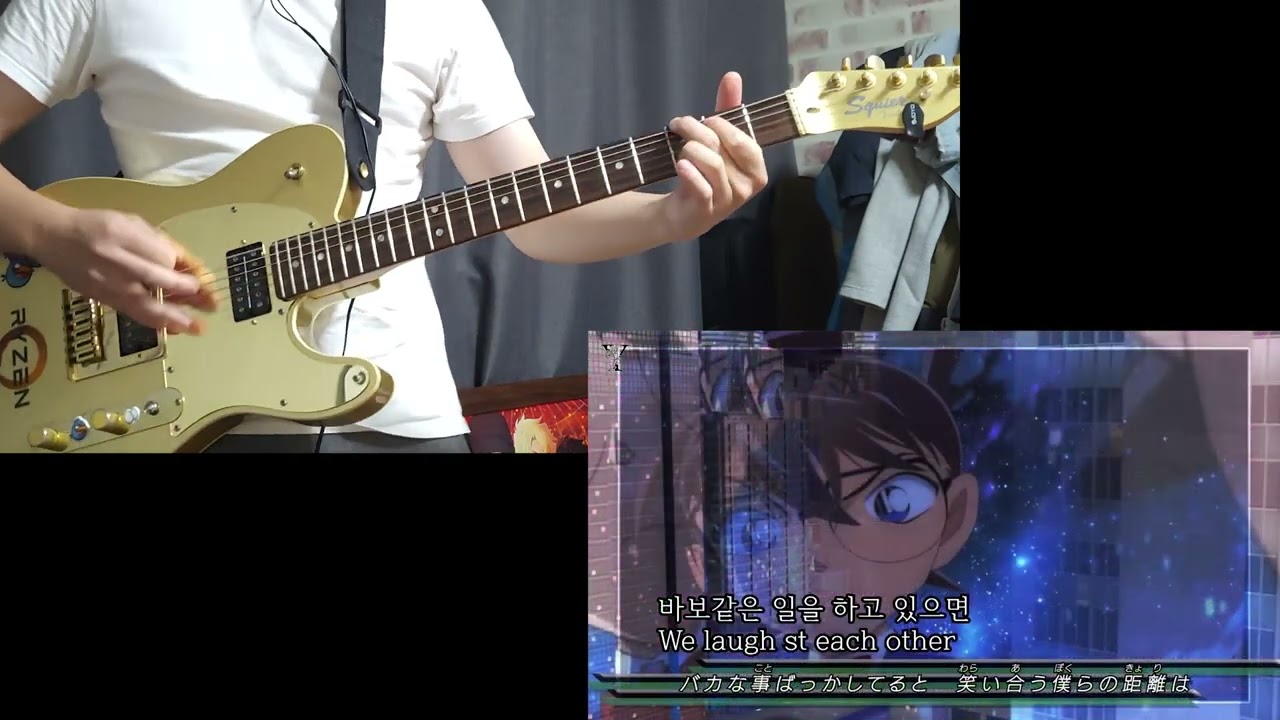 Detective Conan 55th Opening : B'z - SLEEPLESS Guitar Cover - YouTube