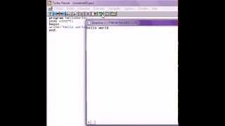[programming exercise -- Pascal] hello world