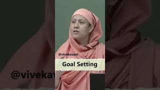 Goal Setting - Pravrajika Divyanandaprana