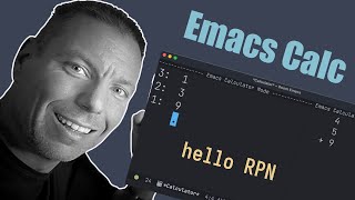 Getting Started With GNU Emacs Calculator (calc)
