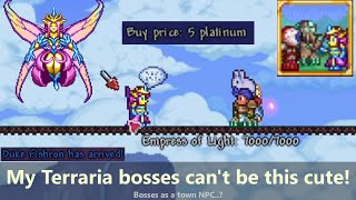 Terraria bosses are now friendly town NPC to be your neighbor! (well, mostly.)